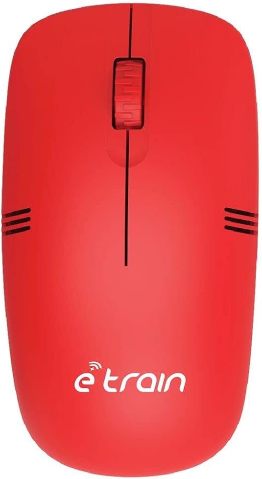 E-Train M010R Wireless Mouse - Red