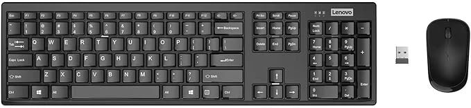 Lenovo 100 Wireless Keyboard & Mouse Combo