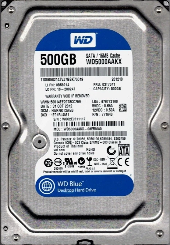 WD HDD REF - 500GB